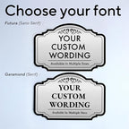 Custom Decorative Outdoor Metal Sign - Image 9
