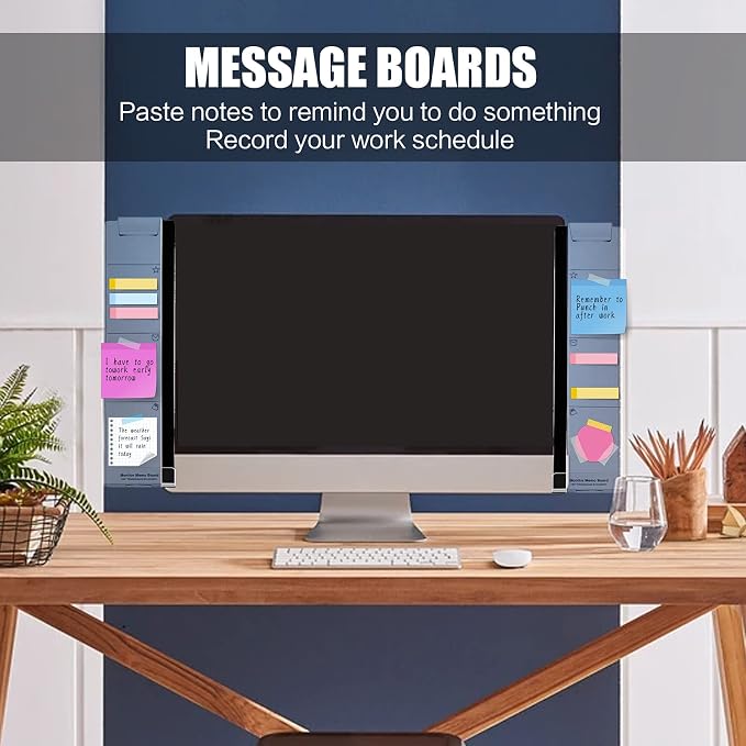 Office Desk Accessories 2pcs Multifunction Computer Monitor Memo Board - Image 7