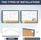 Whiteboard Calendar & Corkboard - Image 2