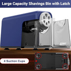 AFMAT 6-Hole Electric Pencil Sharpener, Cordless & Rechargeable, Pencil - Image 7
