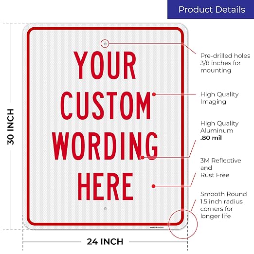 Custom Sign, Personalized Metal Signs, Customize - Image 3