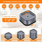shouwuhho 16 Pack Furniture Risers Adjustable Bed Risers Heavy Duty Lifts - Image 2