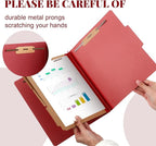 Skyygemm 36 Pcs Classification Folders Letter Size, 3 Divider Pressboard File - Image 4