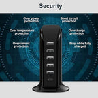 Charger Block 6 in 1 Upoy, 40W USB C Charger 3A, Charging Hub - Image 7