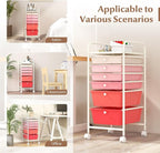 RELAX4LIFE 6-Drawer Rolling Storage Cart - Image 7