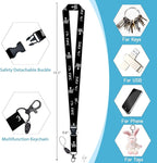 Skull Skeleton Badge Holder Retractable Lanyard, Lanyards - Image 5