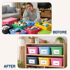 H4D 48 Pack Labels for Storage Bins, Tote Label Pockets for Organizing Storage - Image 5