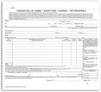 NextDayLabels - Short Form Straight Bill of Lading, 8-1/2 x 7", 3 Part NCR by NextDayLabels