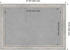 Amanti Art Silver Framed Magnetic Board 19x27 Medium Vision Board - Image 4