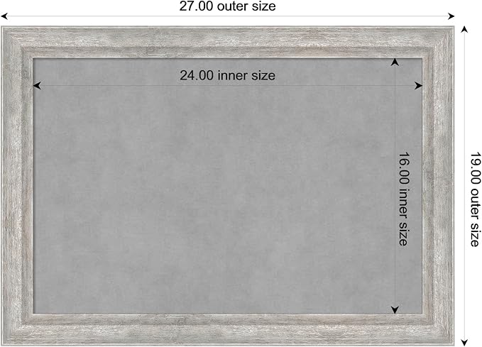 Amanti Art Silver Framed Magnetic Board 19x27 Medium Vision Board - Image 4