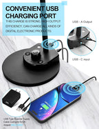 BOHON LED Desk Lamp with USB Charging Port 3 Color Modes Dimmable Reading Light - Image 4