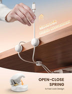 Lamicall Spring Cord Organizer, Office Desk Accessories - Image 6