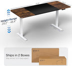 VIVO Electric 71 x 30 in Rustic Standing Desk, Memory Height Adjustment - Image 4