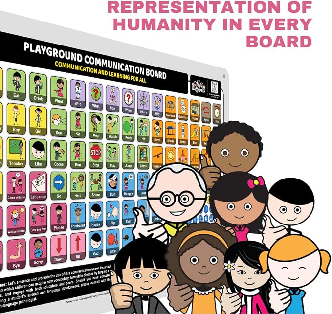 Outdoor Rated Plastic School Playground Communication Board - Image 6