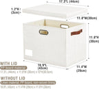 Roobyl 17" Large Collapsible Storage Bins - Image 3