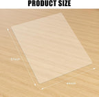 Kuyal Clear Chair Mat, Hard Floor Use - Image 7