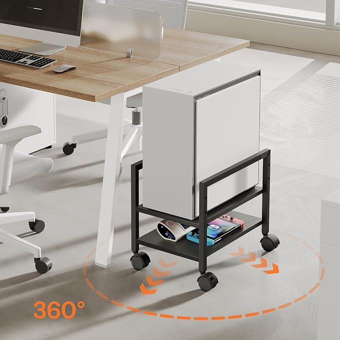 HOOBRO PC Stand, 2-Tier PC Tower Stand Fits Most Computer Towers, CPU Holder - Image 8