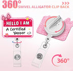 Aoryalps Retractable Badge Reel Holder Retractable - Image 4