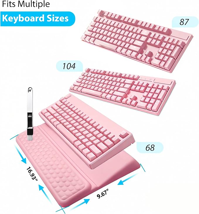 Wrist Rest for Keyboard, Ergonomic Keyboard Stand - Image 5