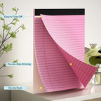 2 Pcs Legal Pads 8.5 x 11 Pink Note Pads 8.5 x 11 Notepad 8.5 x 11 Micro - Image 3