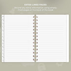 Clever Fox Password Book Spiral – Internet Address & Password Organizer - Image 6