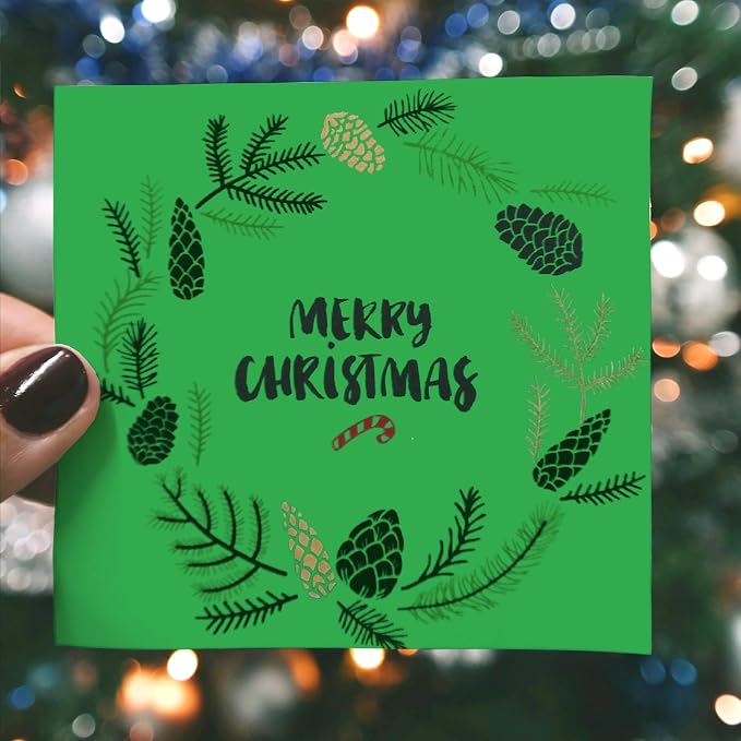 100 Sheets Green Cardstock 8.5 x 11, Goefun 65lb Green Construction Paper 8.5 x - Image 5
