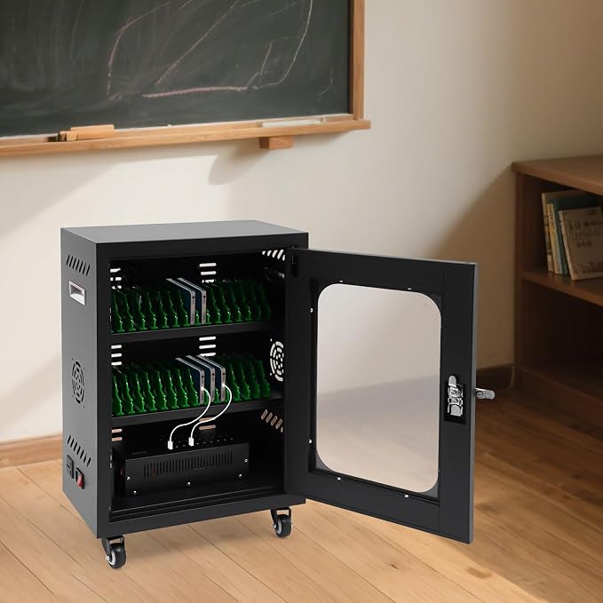 Rechargeable Mobile Phone Charging Cabinet, 30 Slots Cell Phones Charging - Image 3