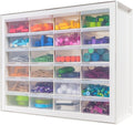 IRIS USA Plastic Drawer Storage Organizer, 24-Drawer Teacher Toolbox Bead Small by IRISUSA