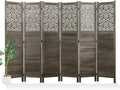 Svimi Folding Room Divider, 66.9 Inch 6 Panels Wood Carved Privacy Screens by Svimi