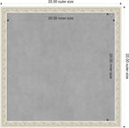 Amanti Art Silver Framed Magnetic Board 22x22 Medium Vision Board - Image 2