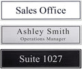 2" x 8" Personalized Office Aluminum Name Plates, Custom Elegant Name Plates by Unknown