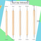 105 Pcs Carbon Transfer Paper 11.7 x 8.3 Inch Tracing Carbon Graphite Copy Paper - Image 3