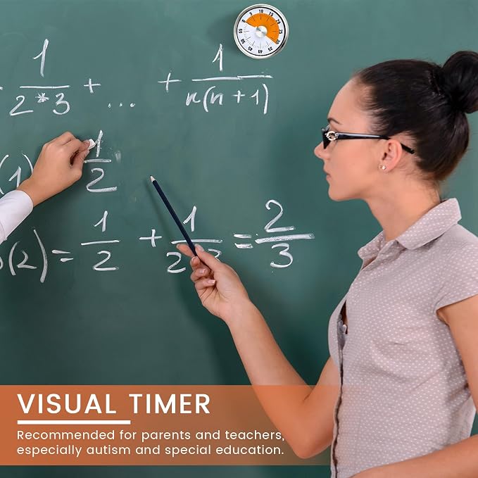 6 Pcs 60 Minute Visual Kitchen Timer Small Classroom Timers - Image 5