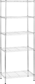 Amazon Basics 5-Shelf Adjustable, Storage Shelving Unit, Steel Organizer Wire by AmazonBasics