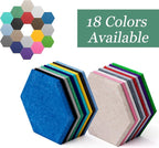 Hexagonal Acoustic Panels-12 Pack High-Density Sound Absorbing Panels - Image 7