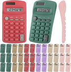 Tellegloww 18 Pcs Pocket Size Basic Calculators Bulk by Tellegloww