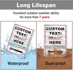 Custom Sign Left or Right Arrow, Glow in the Dark/Reflective Option, Customize - Image 6