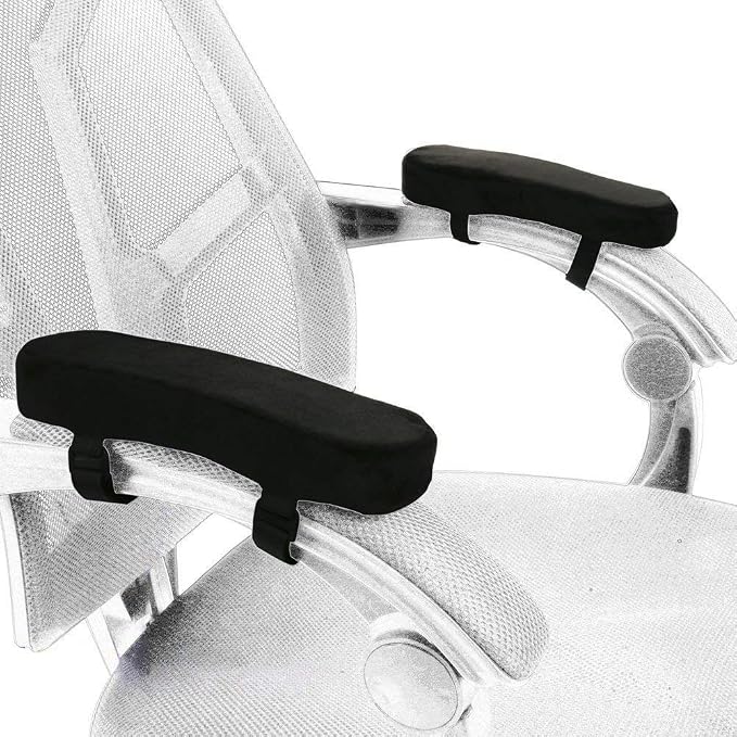 Sunnors Memory Foam Chair Armrest Pad, Comfy Office Chair Arm Rest Cover by Sunnors