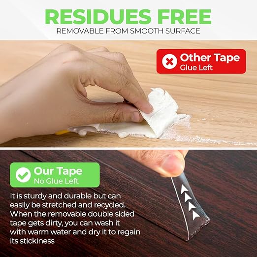 Nano Double-Sided Clear Adhesive Tape mounting Tape - Image 6