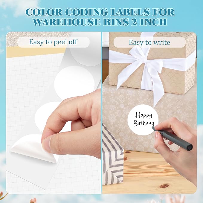 2 Inch Round Color Coding Labels - Image 4