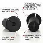 4 Pack 3/4" Silicone Cable Wall Grommet Compatible - Image 5