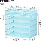 Marbrasse 5-Tier Letter Tray Paper Organizer - Image 2