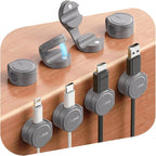 8-Pack Cord Organizer Magnetic Cable Clips, Desk Cable Management Wire Hider by Sincerityisworththewait