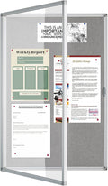 Lockable Enclosed Bulletin Board by AAIRLLEN
