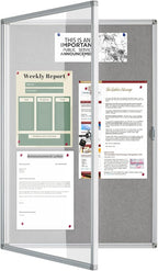Lockable Enclosed Bulletin Board by AAIRLLEN