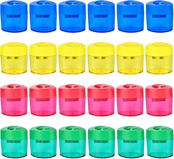 AUSTARK 24Pcs Pencil Sharpener Manual by AUSTARK