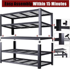 ZEUKMXOO Heavy Duty Garage Shelving, 5-Tier Storage Shelves, 3050LBS Capacity - Image 7