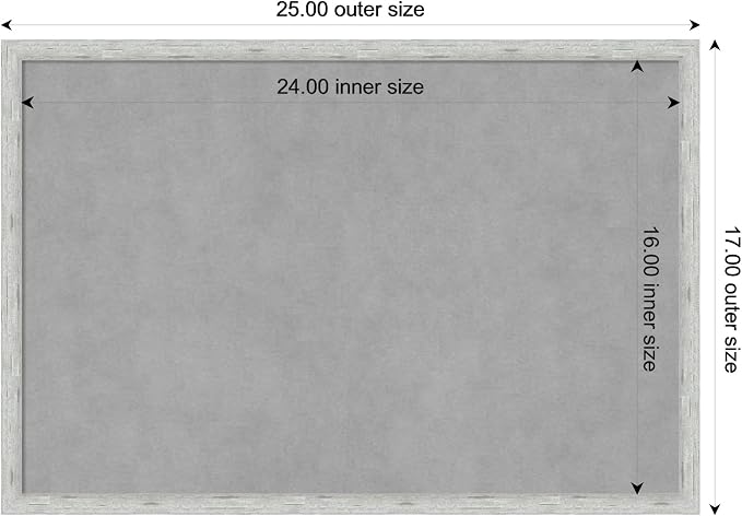 Amanti Art Silver Framed Magnetic Board 17x25 Medium Vision Board - Image 4