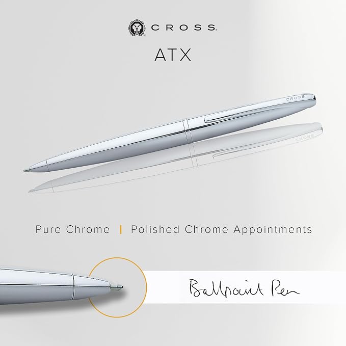 Cross ATX Refillable Ballpoint Pen Presented in a Luxury Gift Box - Image 2