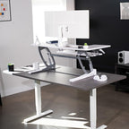 VIVO 48 inch Height Adjustable Large Stand Up Desk Converter, V Series - Image 9